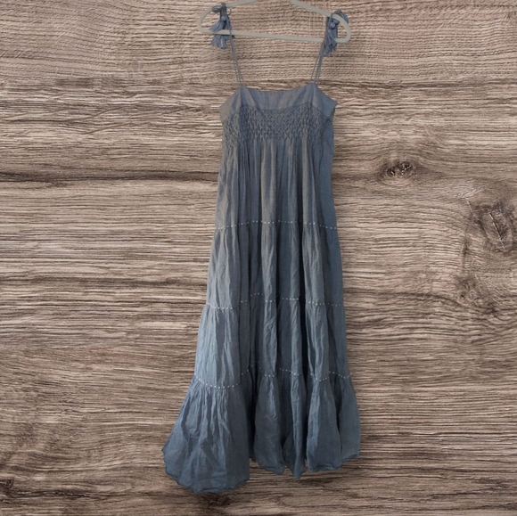 Mykonos Sundress in Blue Chambray from Mirth - Picture 4 of 6